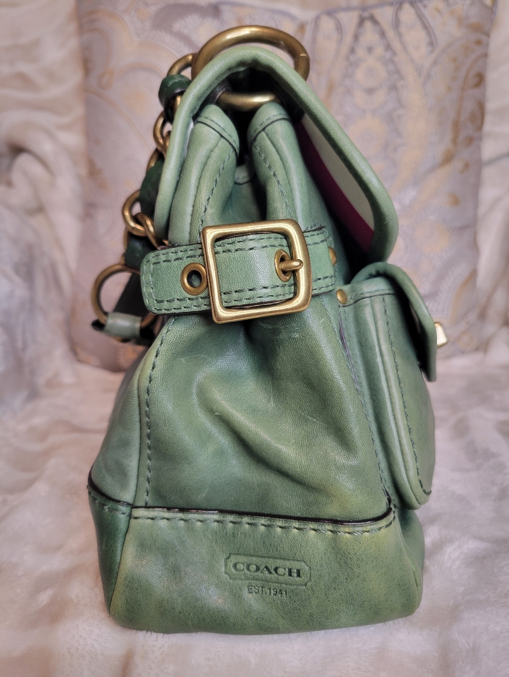 COACH LEGACY 65TH ANNIVERSARY LEIGH SATCHEL 11128 - Picture 8 of 12